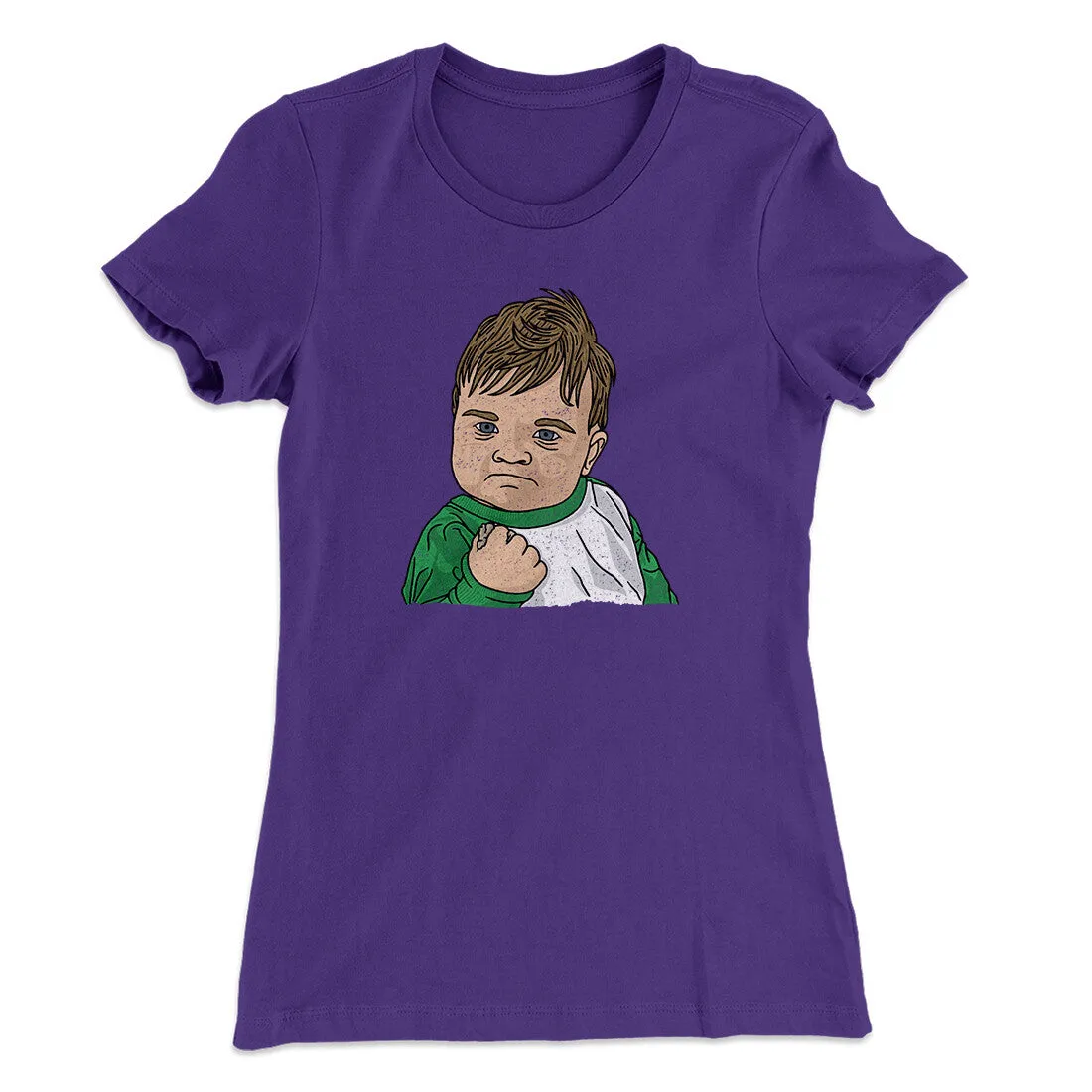 Success Kid Meme Funny Women's T-Shirt