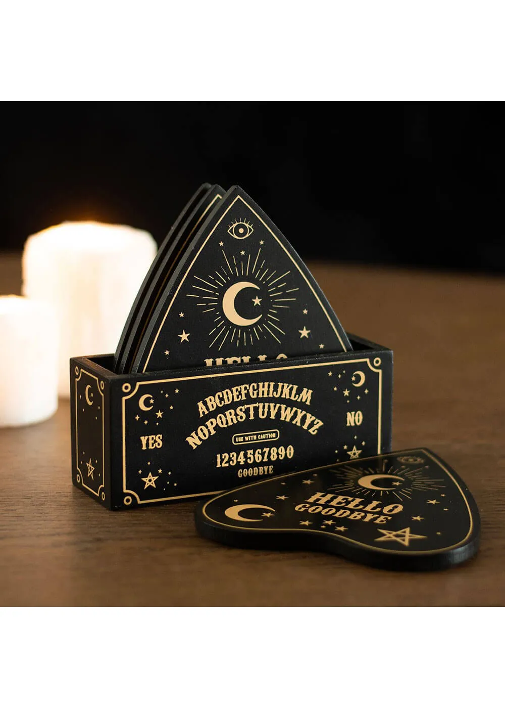 Succubus Home Talking Board Ouija Coaster Set