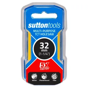 Sutton Tools 32mm TCT Multi-Purpose Seamless Holesaw