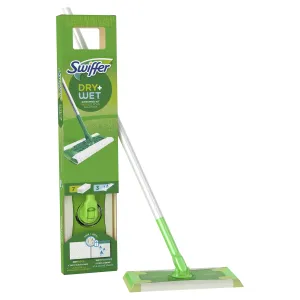 Sweeper Cleaner Dry and Wet Mop Starter Kit for Cleaning Hardwood Floors
