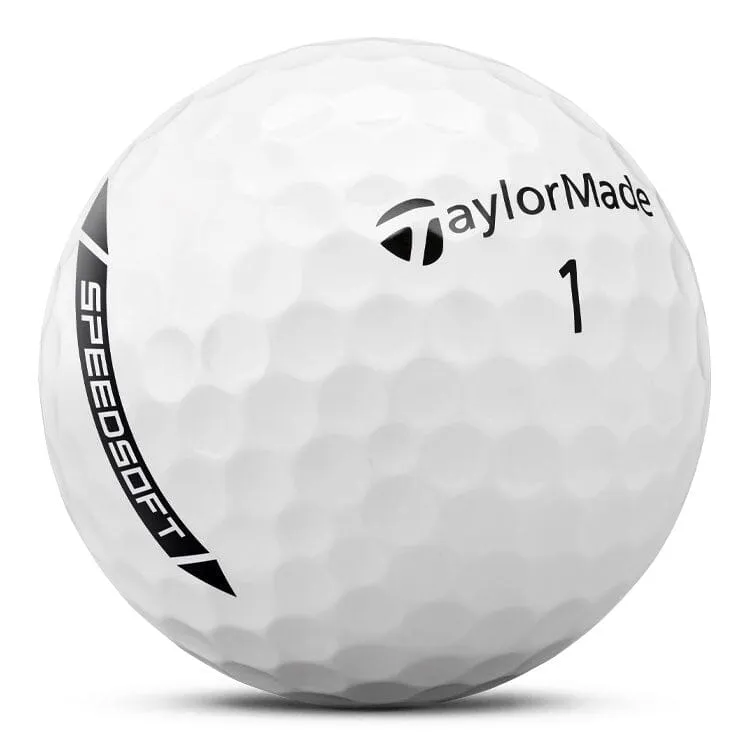 TaylorMade SpeedSoft Pelotas de golf blancas, paquete de 12
