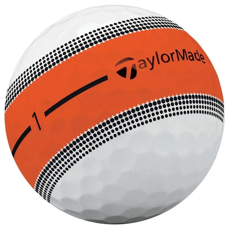TaylorMade Tour Response Stripe Multi Colour Golf Balls 12Pk