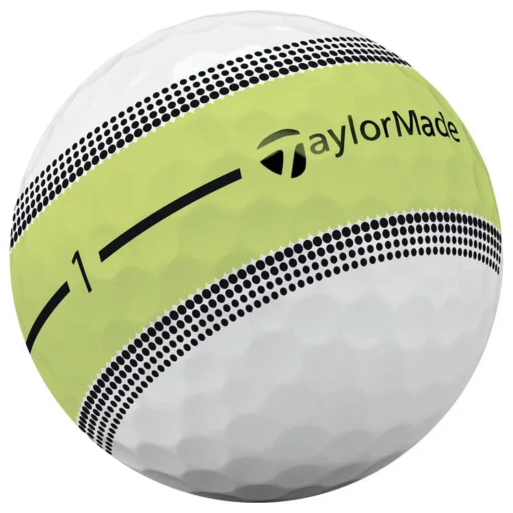 TaylorMade Tour Response Stripe Multi Colour Golf Balls 12Pk