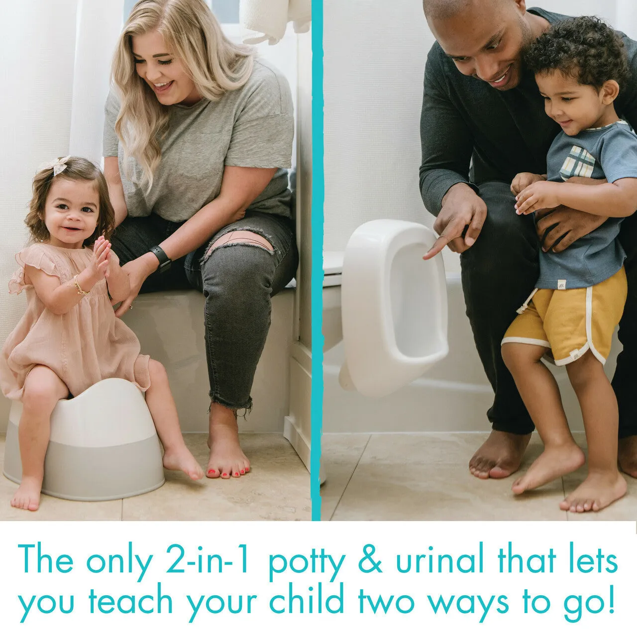 The First Years Sit or Stand Potty & Urinal – 2-in-1 Potty Training System