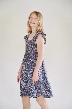 The Laura Smocked Floral Dress - KIDS