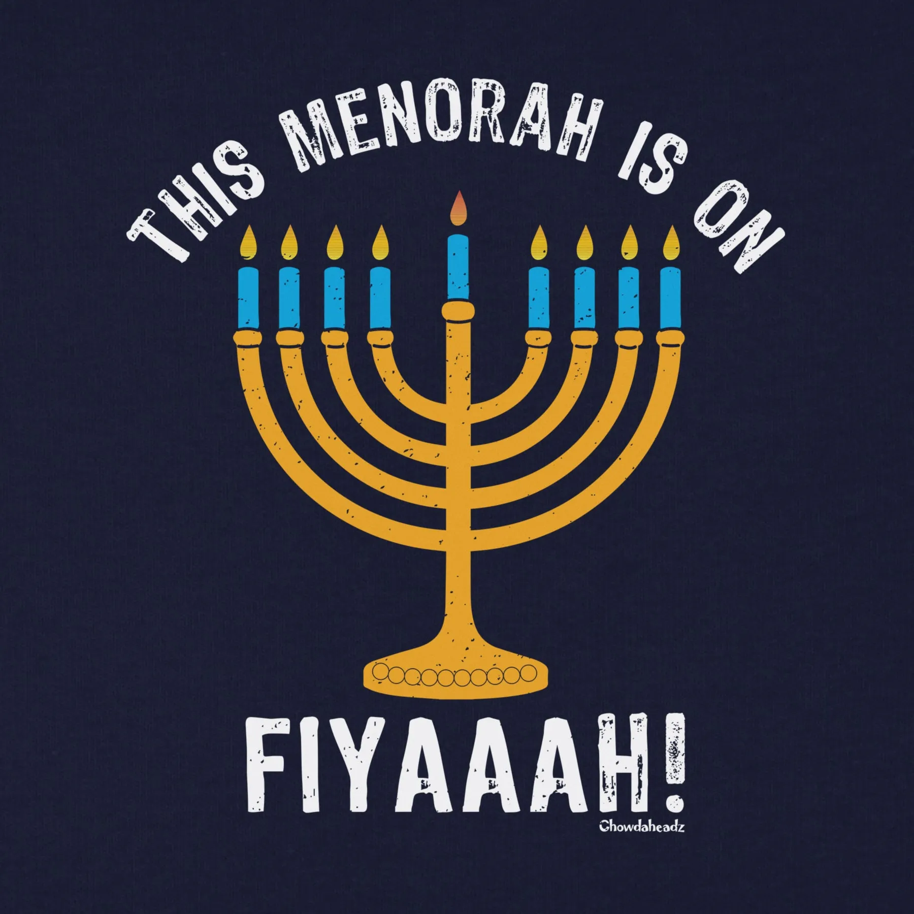 This Menorah Is On Fiyaaah Youth Hoodie