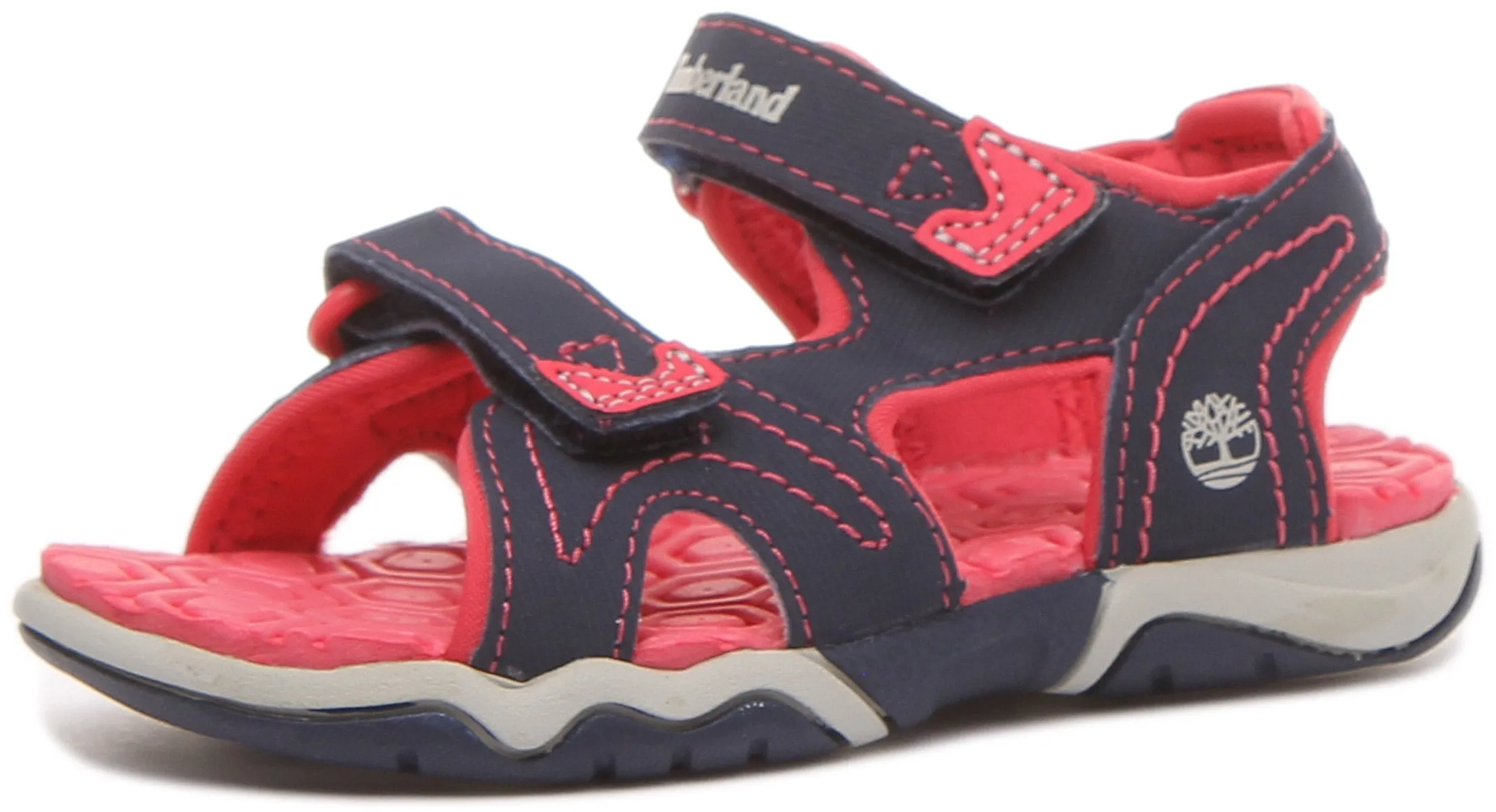 Timberland A1Jzl Perkin Row In Navy Pink For Infants
