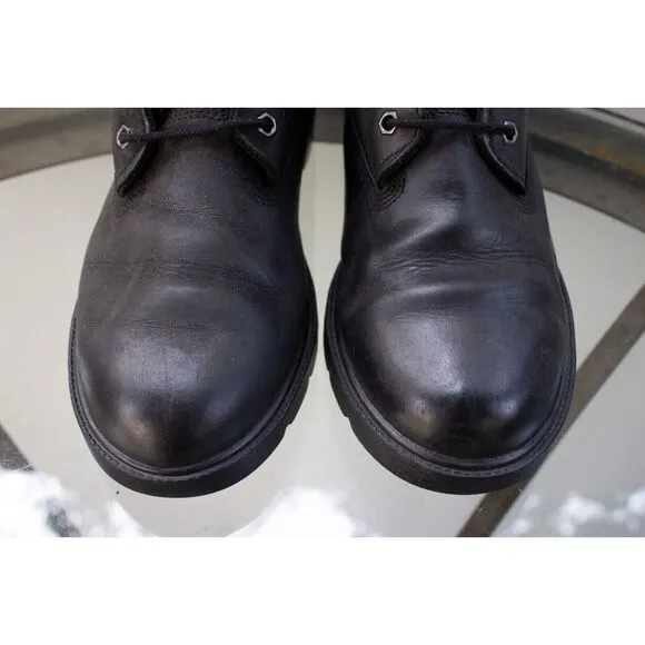 Timberland Junior 6-Inch Premium Waterproof Boot Black Leather 10910 Big Boy 7