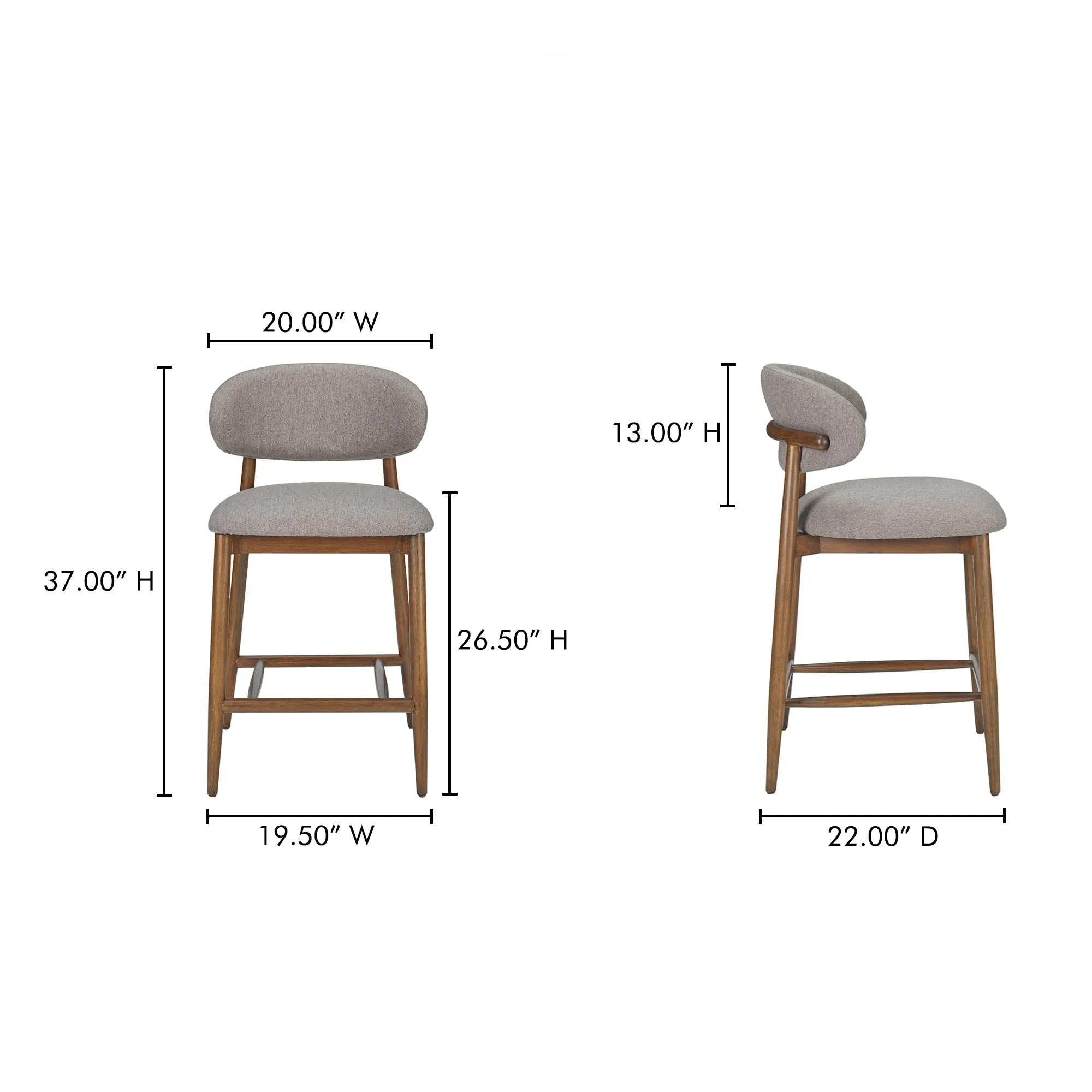 Timeless Vintage Charm Counter Stool