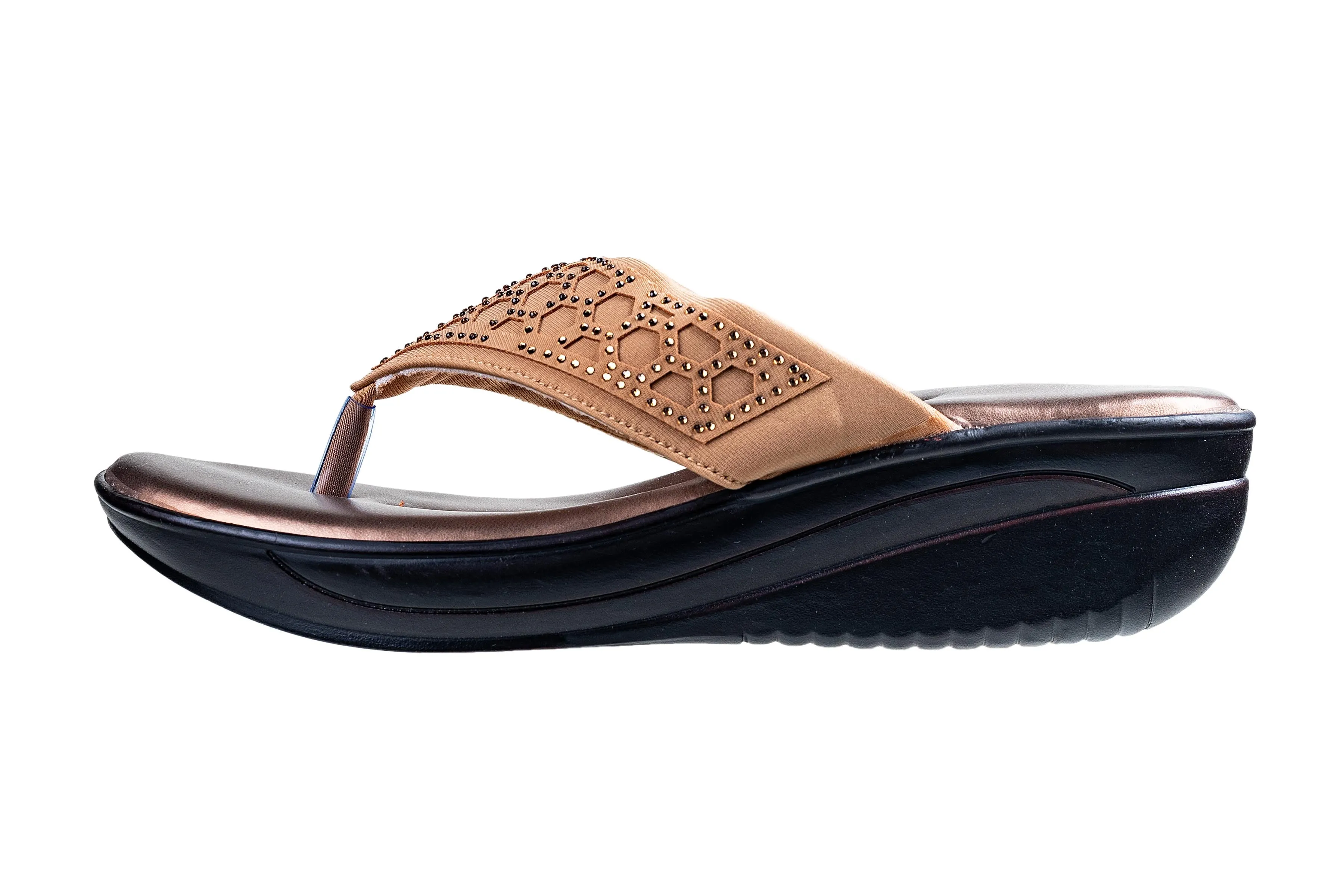 Titas Ladies Copper Chappal