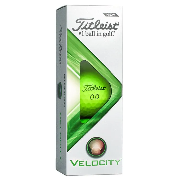 Titleist Velocity Green Golf Balls 12Pk