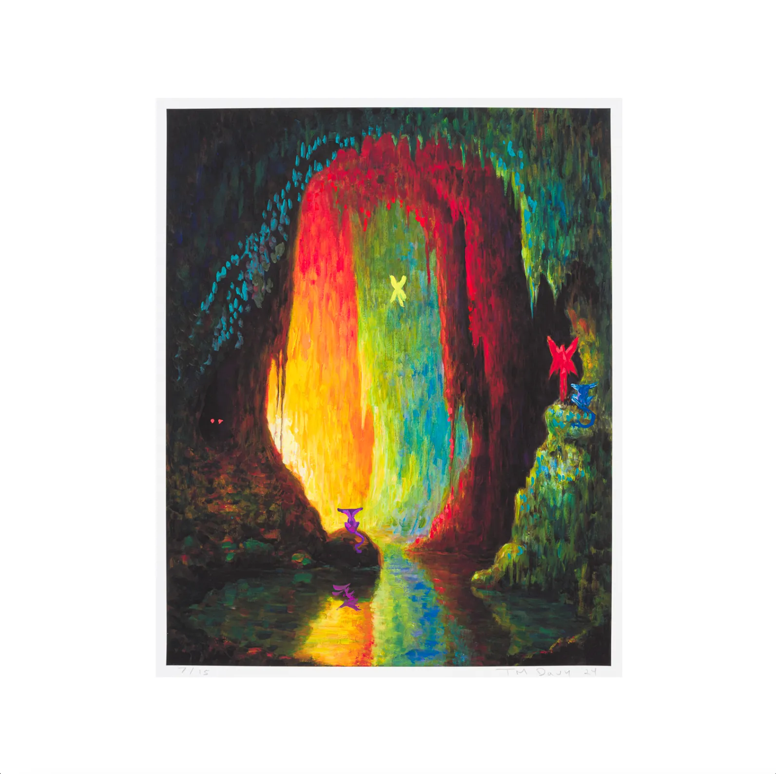 TM Davy, Inward Listening, 2024; Limited Edition Print