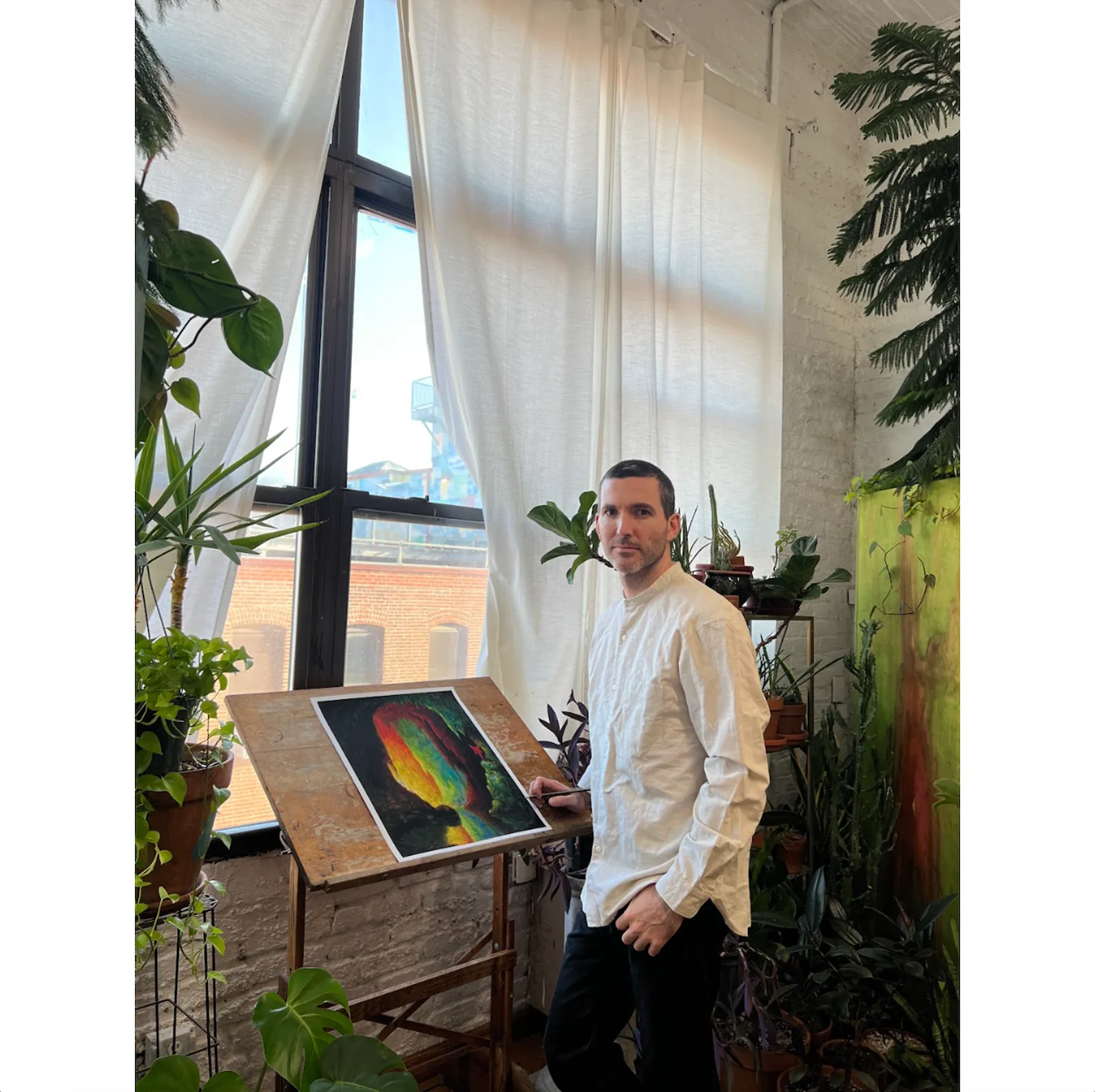 TM Davy, Inward Listening, 2024; Limited Edition Print
