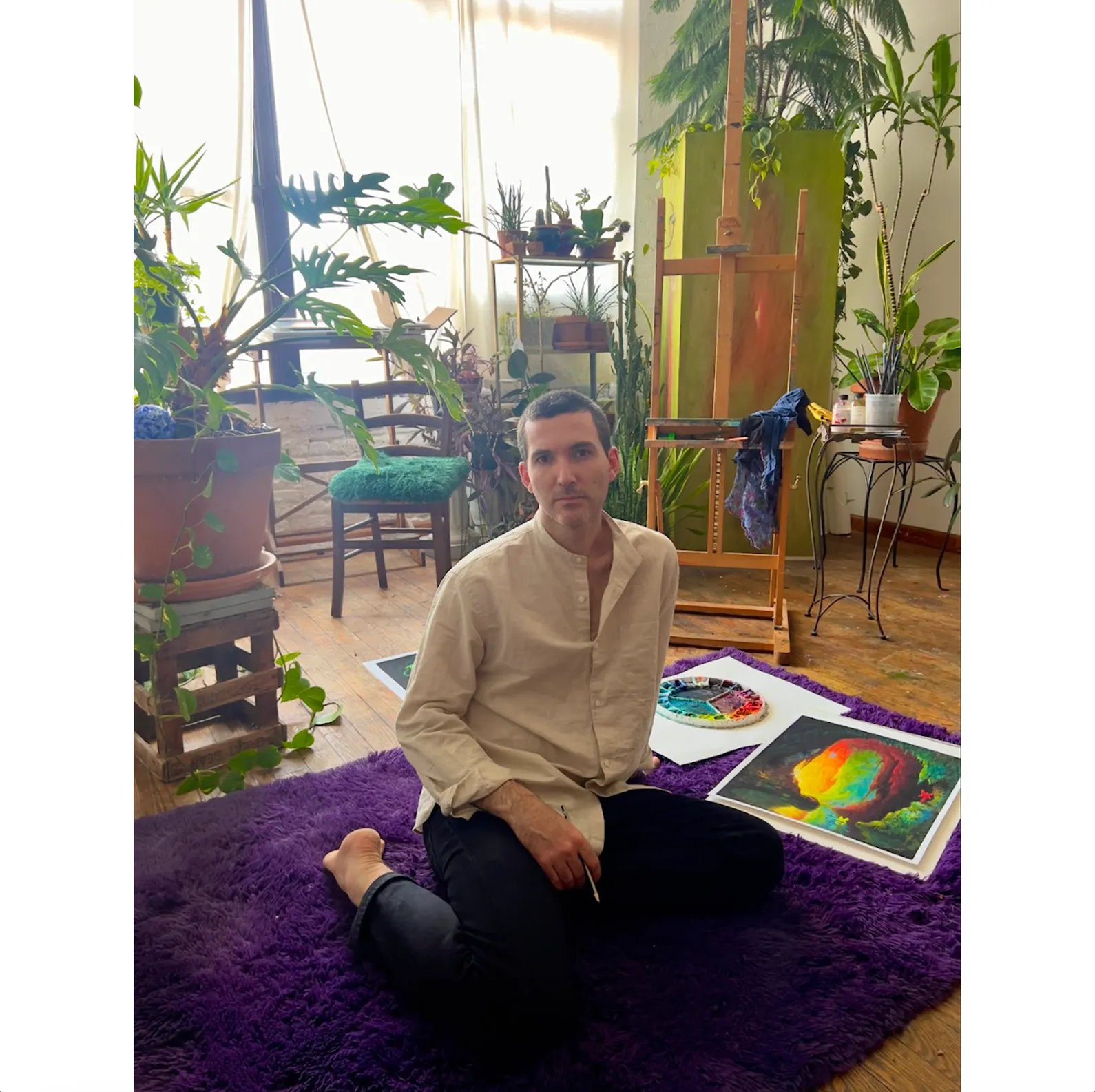 TM Davy, Inward Listening, 2024; Limited Edition Print