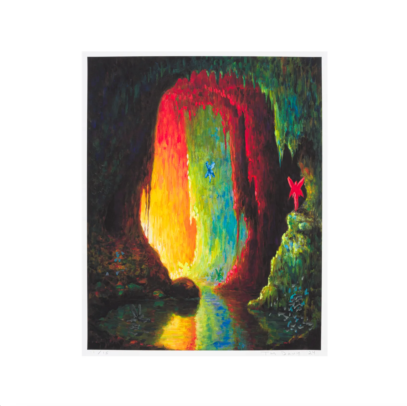 TM Davy, Inward Listening, 2024; Limited Edition Print