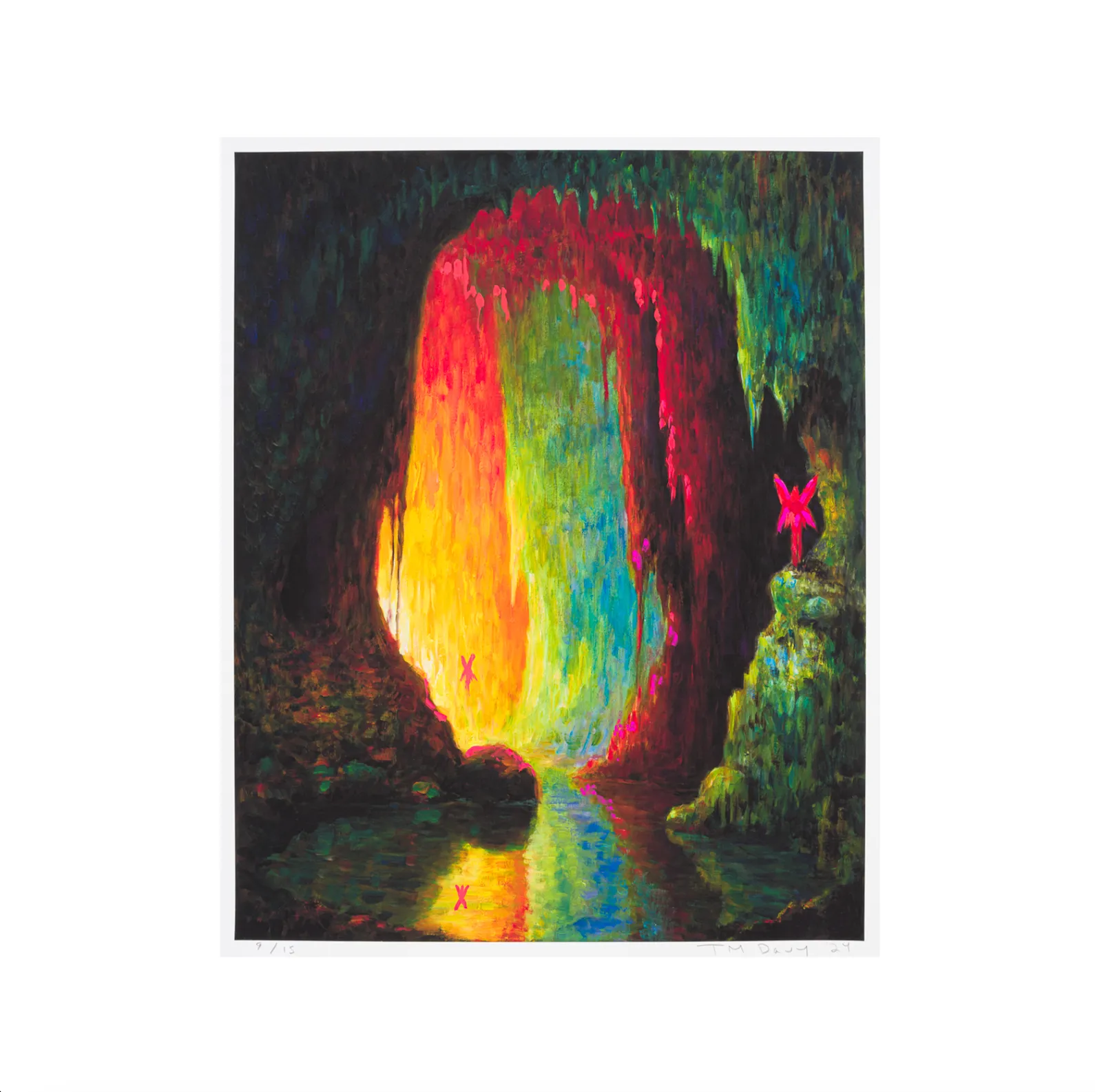 TM Davy, Inward Listening, 2024; Limited Edition Print