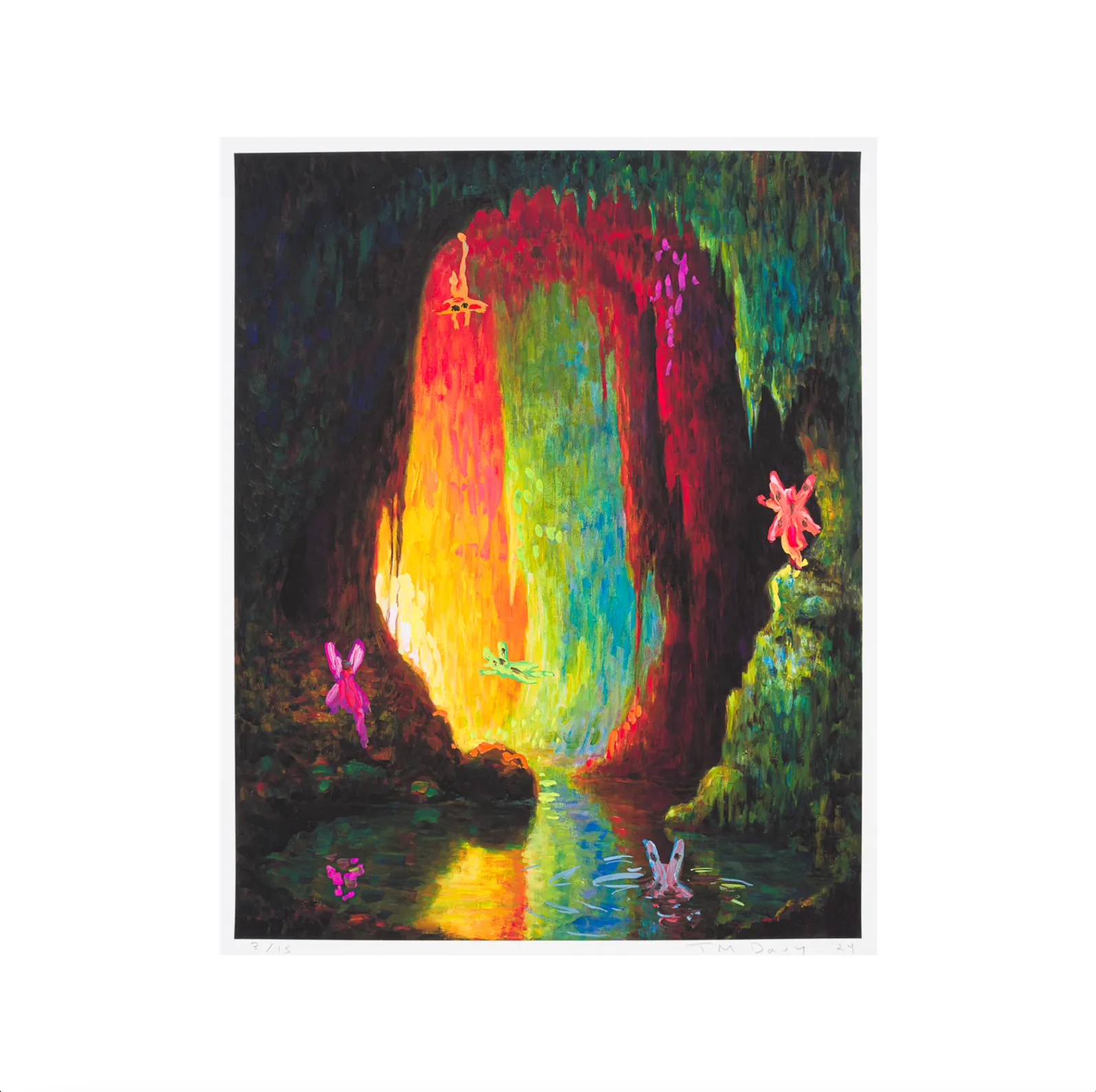 TM Davy, Inward Listening, 2024; Limited Edition Print