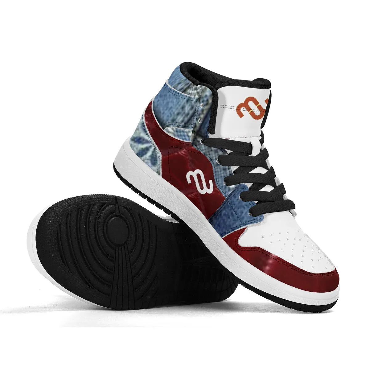 Top-rated High-Top Money Sneakers Children Synthetic Leather Bushae Excellent customer service
