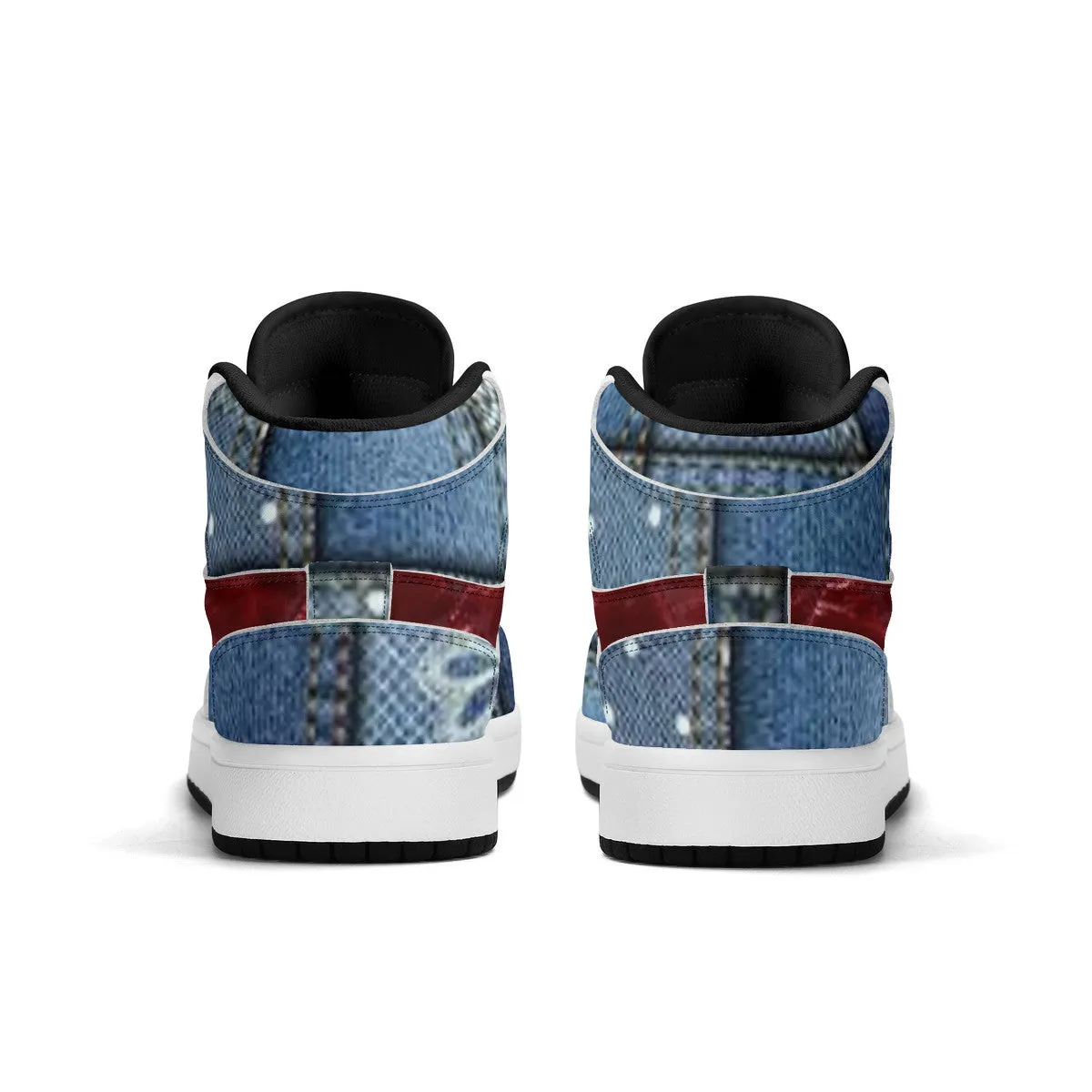 Top-rated High-Top Money Sneakers Children Synthetic Leather Bushae Excellent customer service