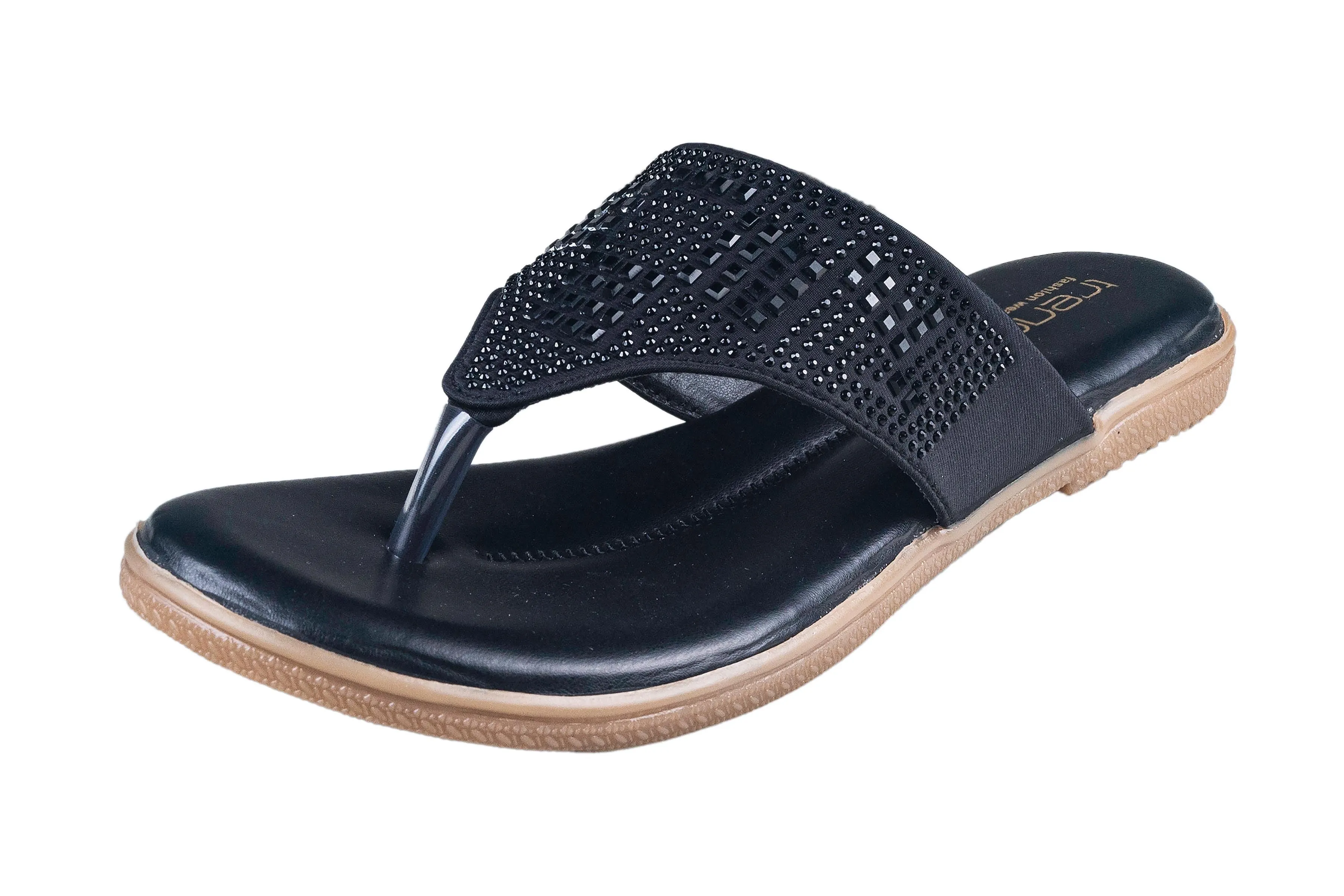 Trendz Ladies Black Chappal
