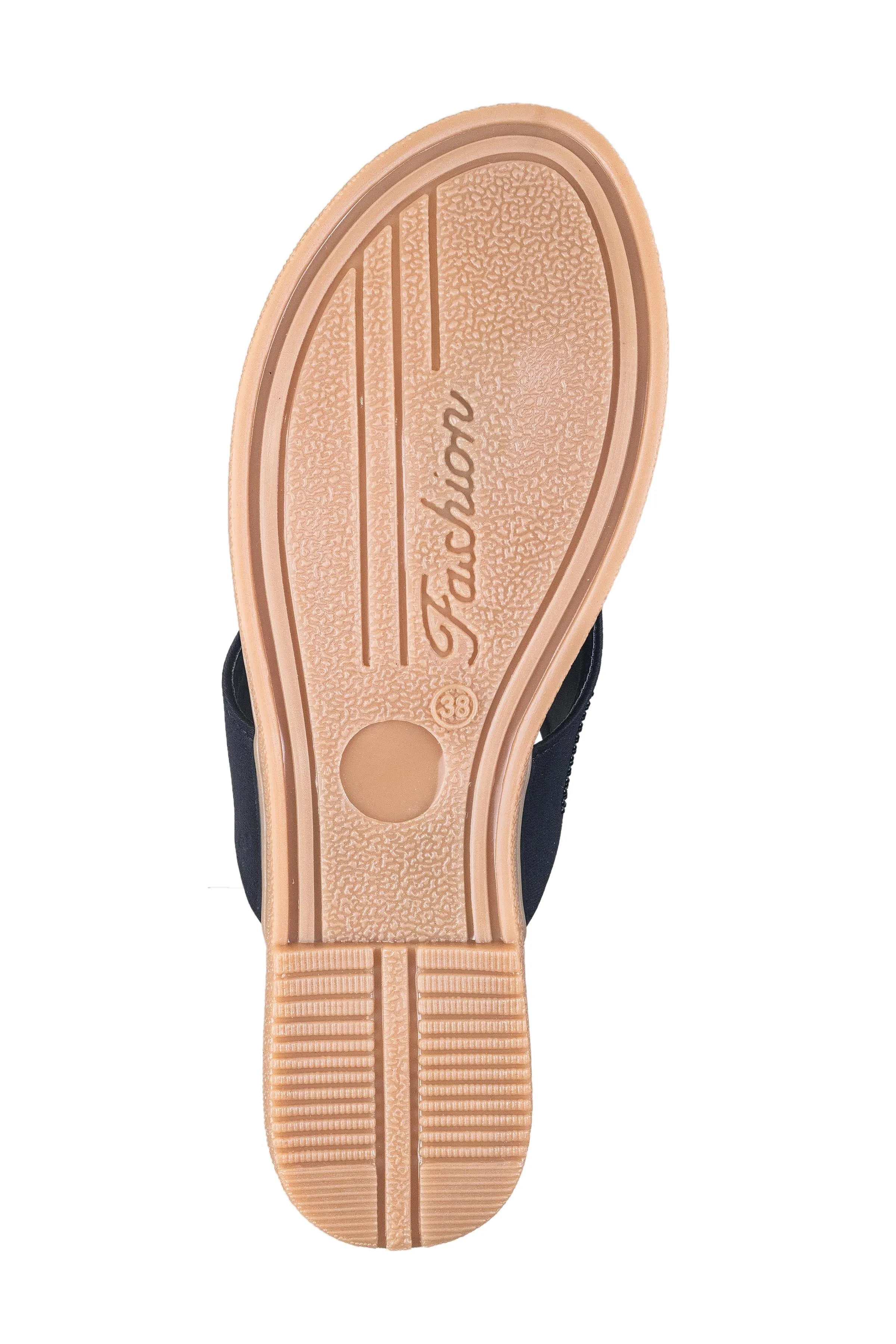 Trendz Ladies Black Chappal