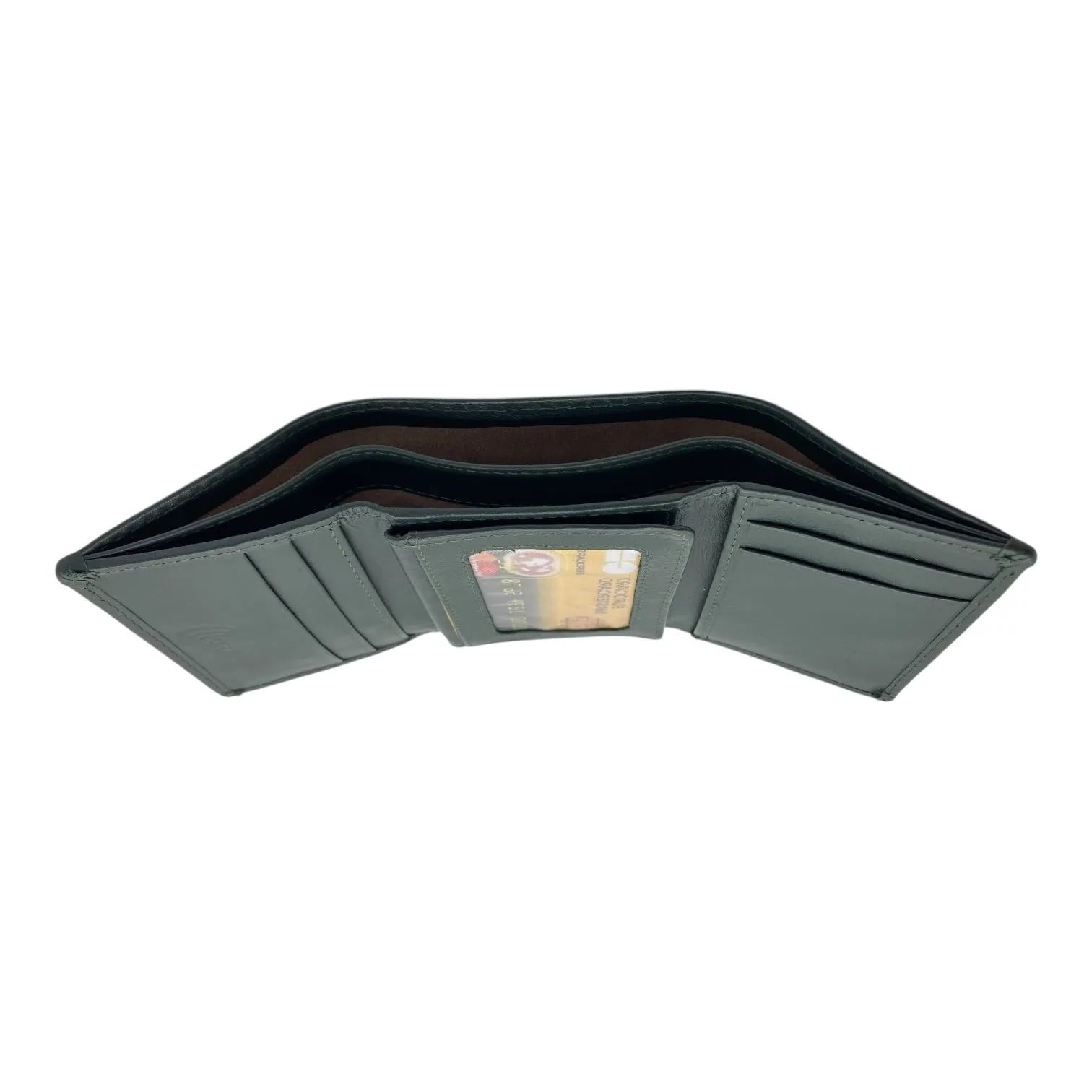 Trifold Wallet RFID Slim Wallets 10 Card = RFID - 1539L