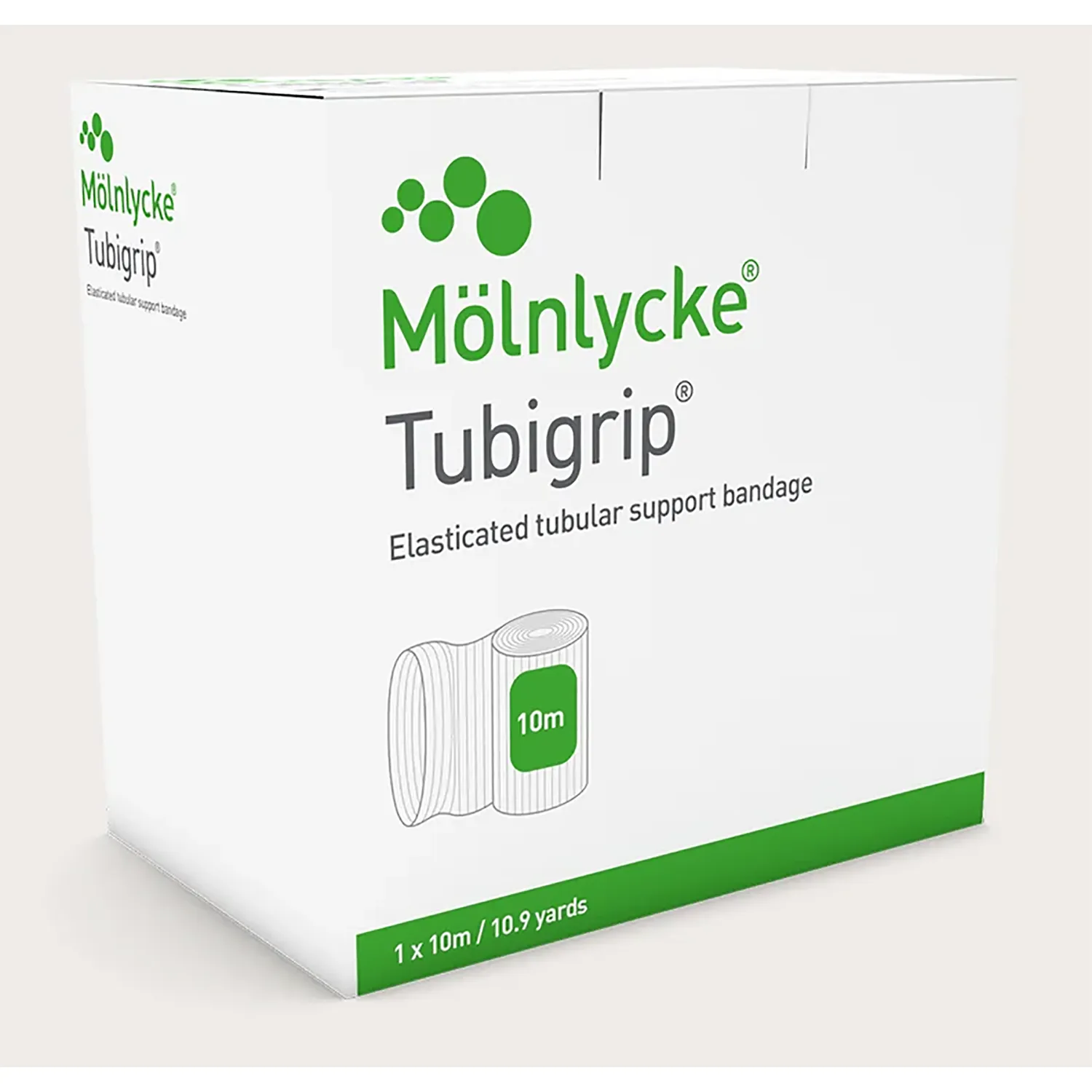 Tubigrip Multi-Purpose Elasticated Tubular Support Bandage | Beige | Size: G | 10m Roll | Single