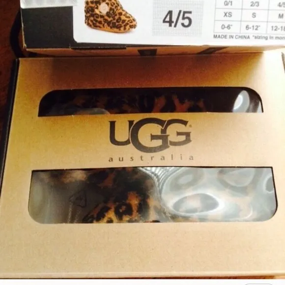 Ugg Australia Leopard Print Bixbee Bootie Brand New In Box