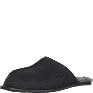 UGG® MEN'S SCUFF LEATHER BLACK 8 M
