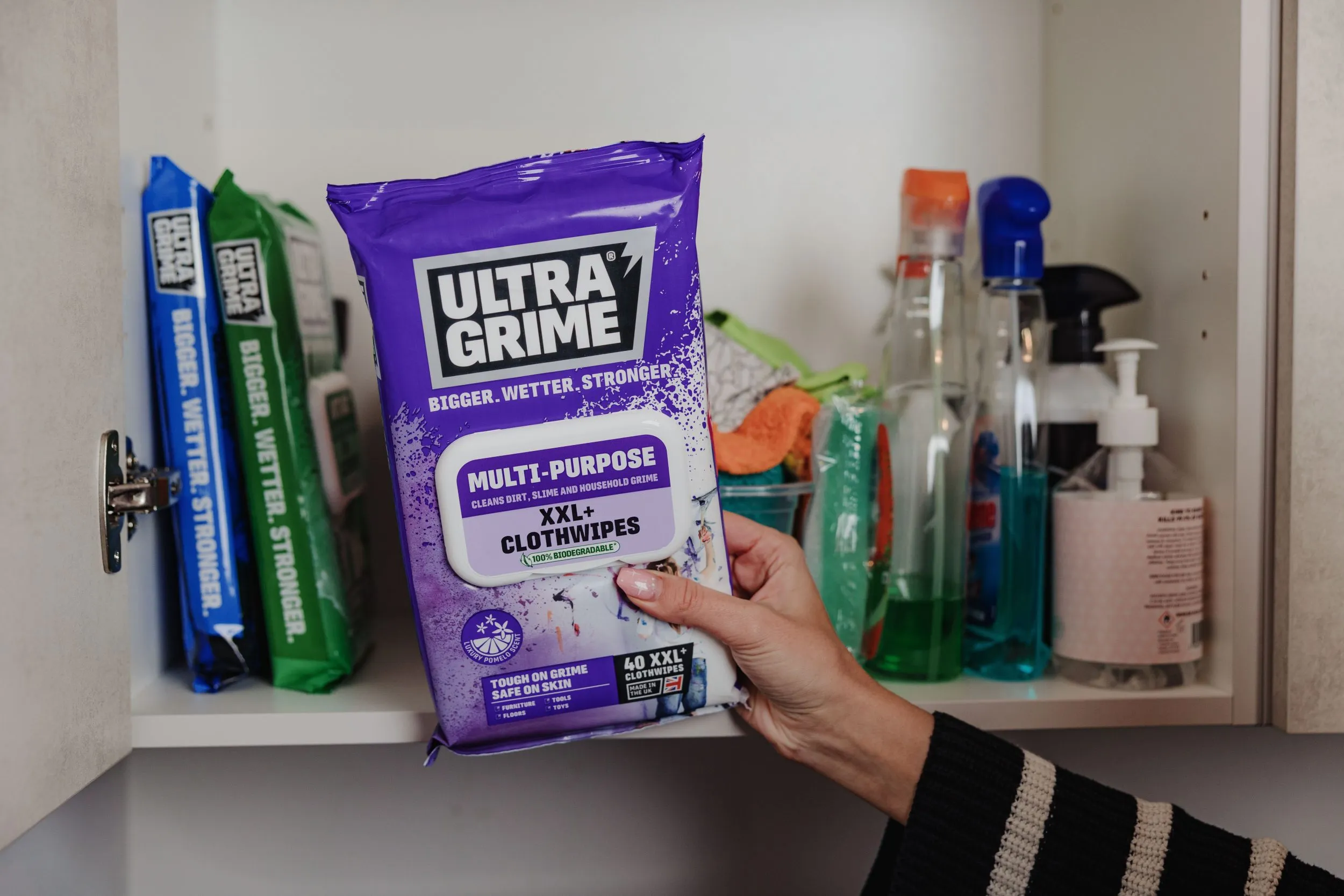 Ultragrime Multi-Purpose Pomelo Clothwipes 40PK - TOK