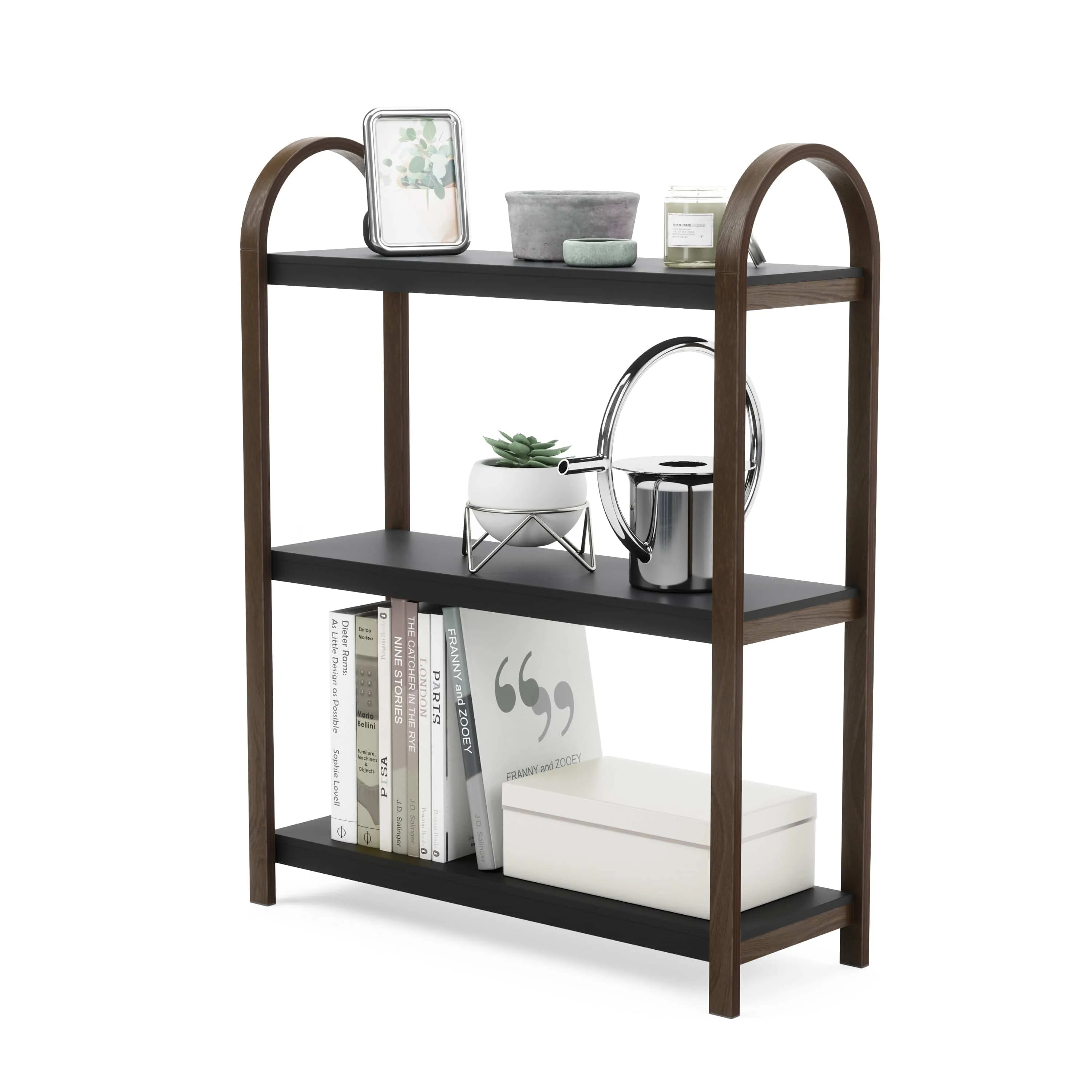 Umbra Bellwood Freestand Shelf 3 Tier Black & Waln UMB1016838048