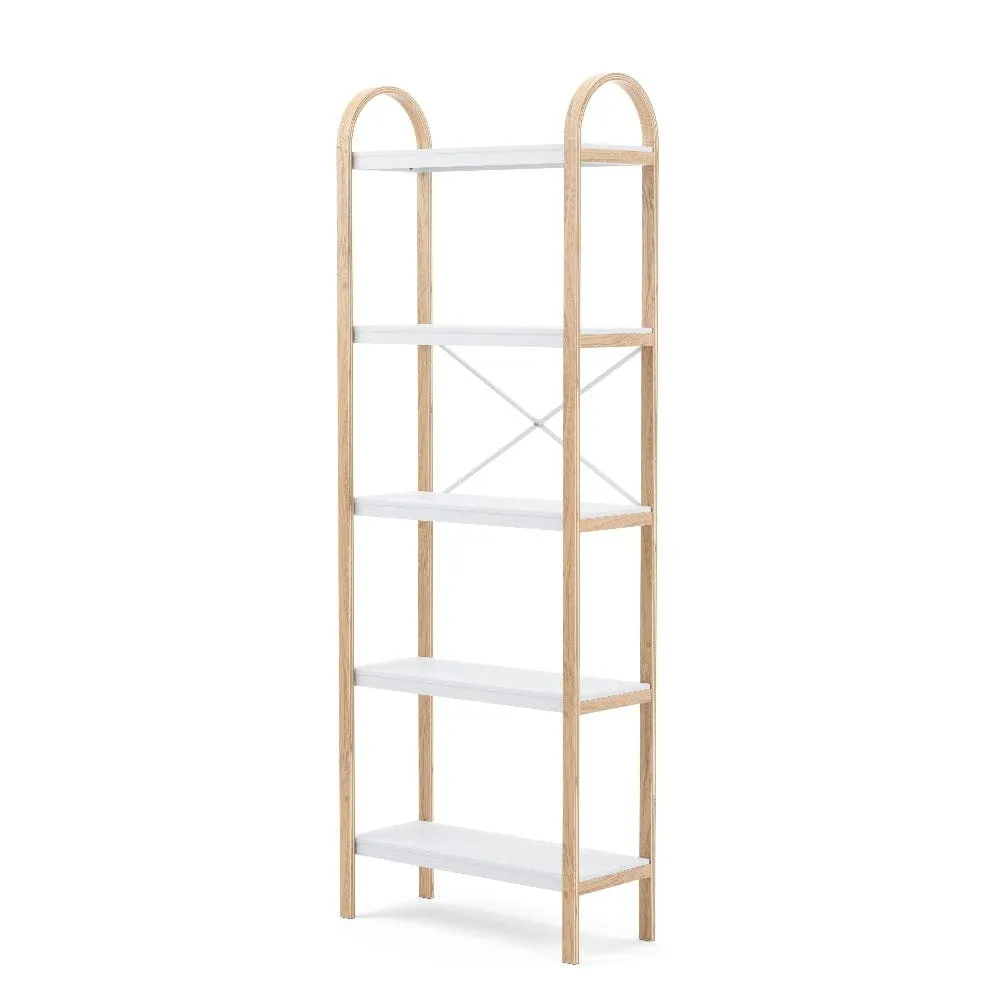 Umbra Bellwood Freestand Shelf 5 Tier White & Natural UMB1016840668