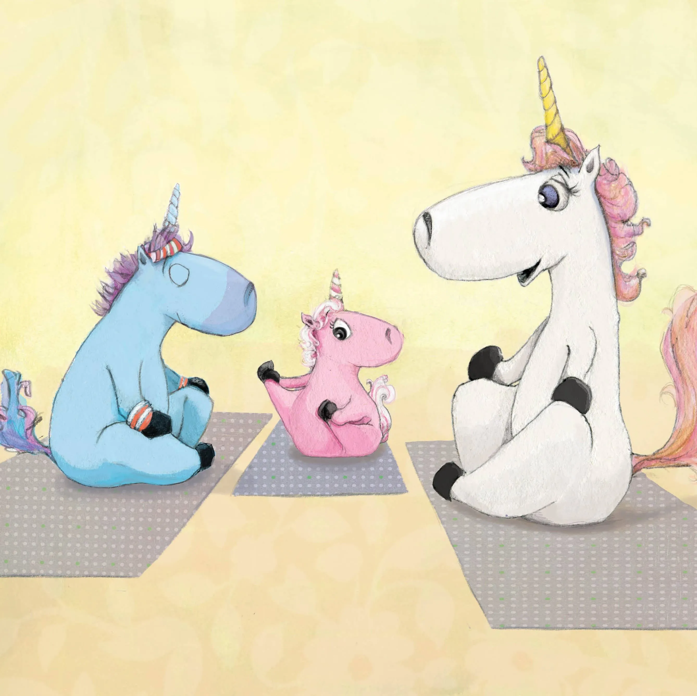 Unicorn Yoga Hardcover Picture Book