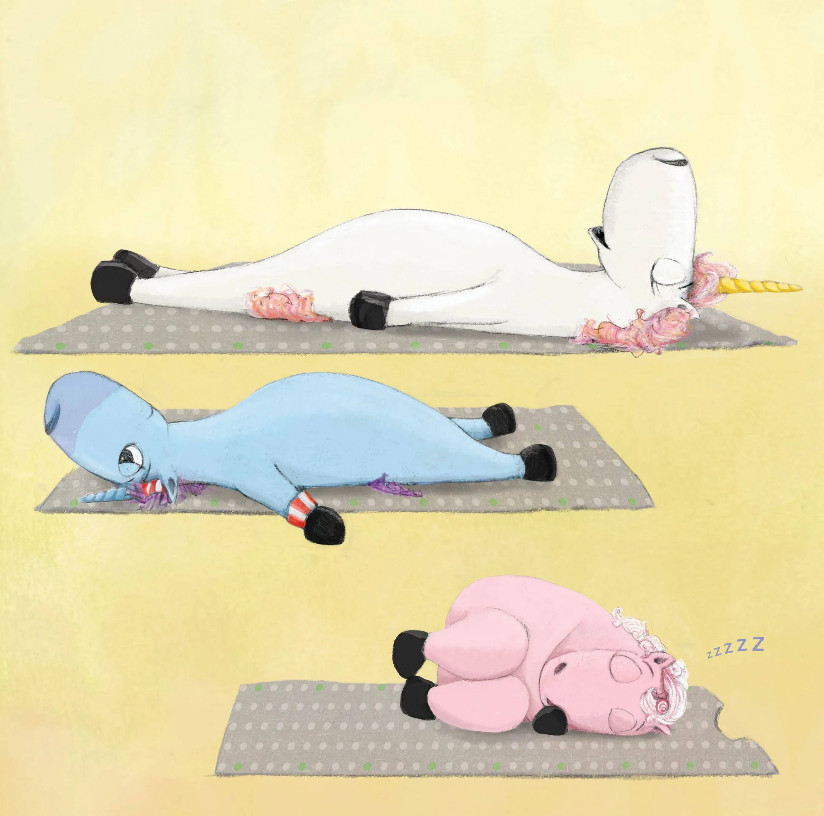 Unicorn Yoga Hardcover Picture Book