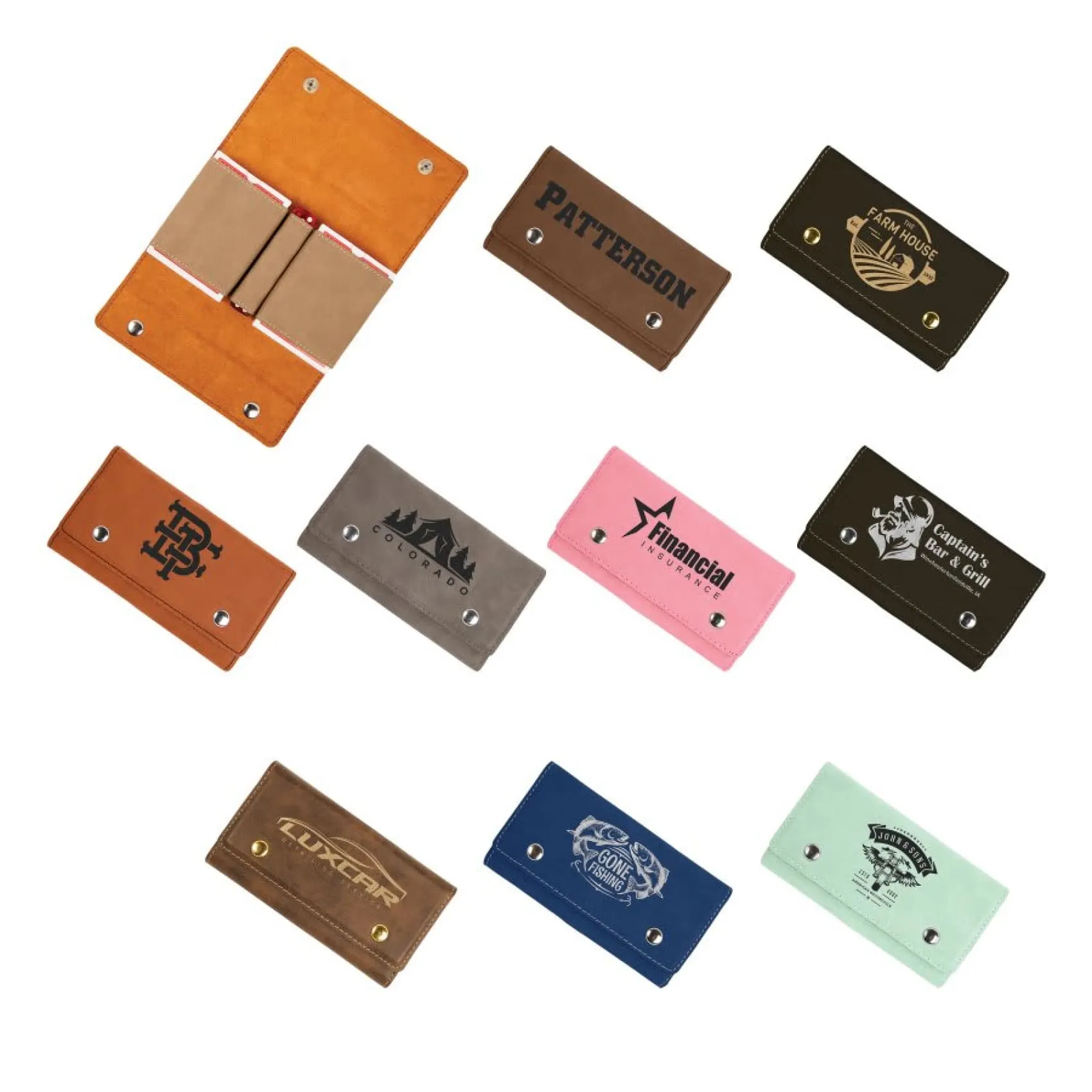 Vegan Leather Card & Dice Set