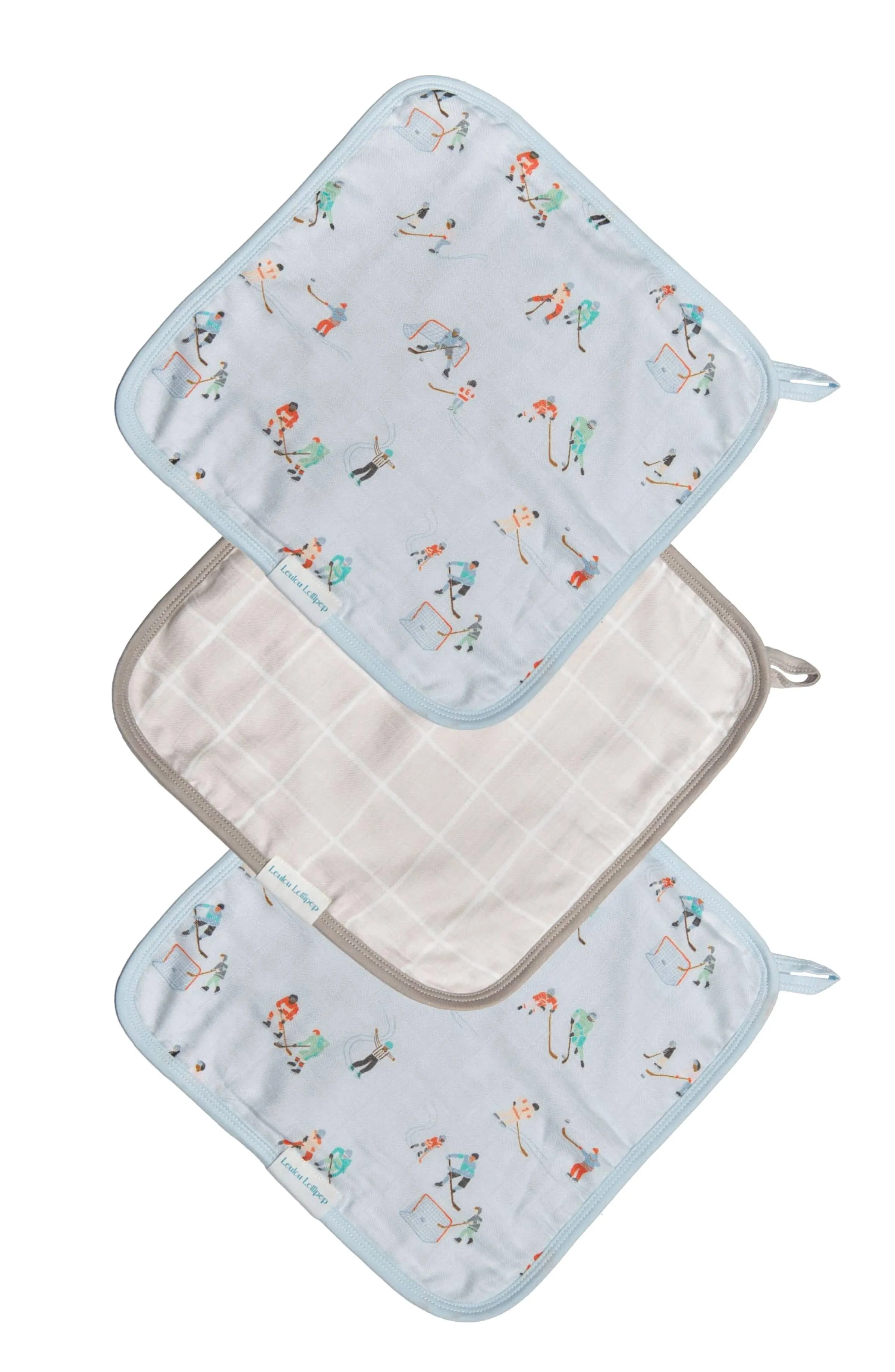 Washcloth Set - 3 Pack - Ice hockey
