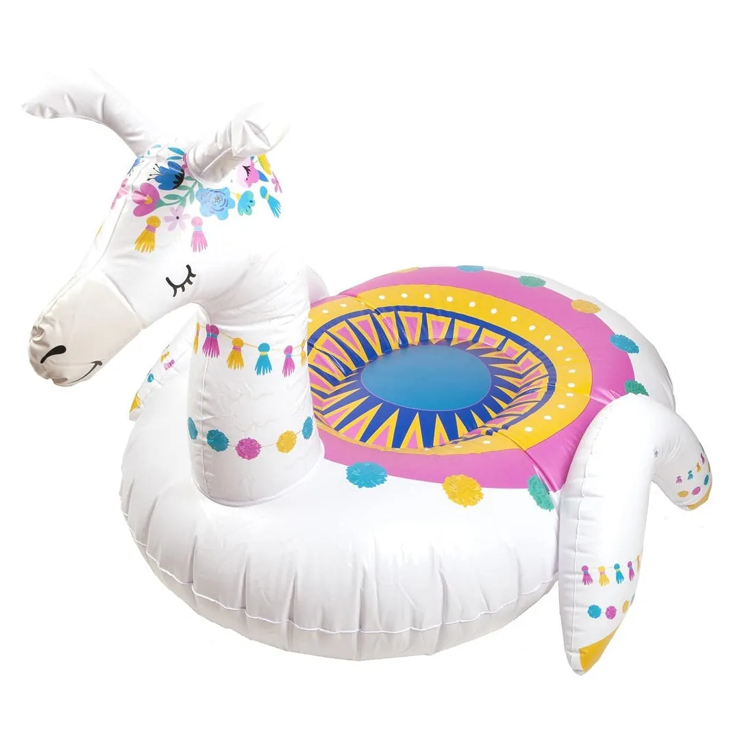 Wild N' Wet Giant Inflatable Llama Pool Lounger