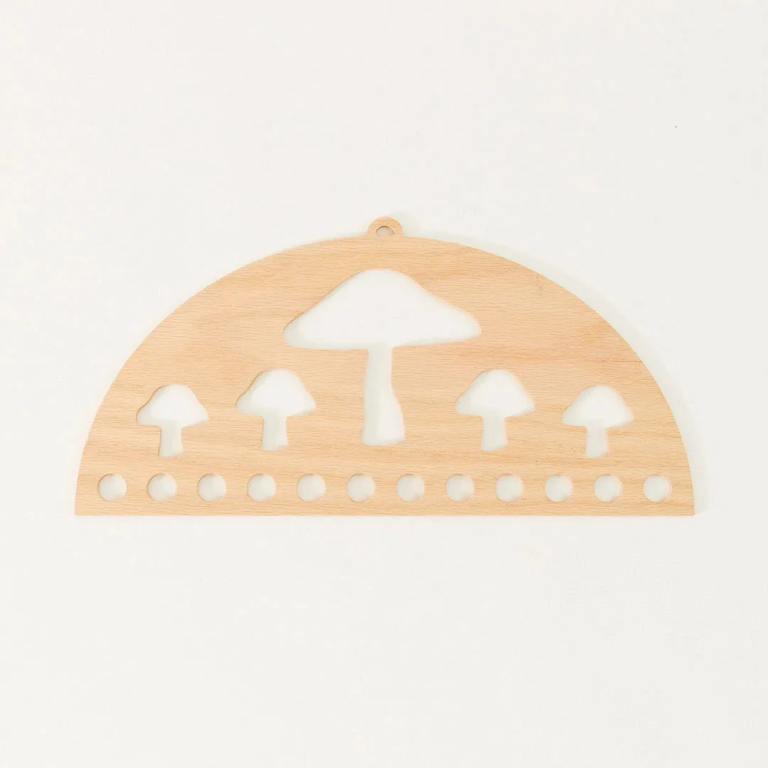 Wooden Mushroom Display for Playsilks