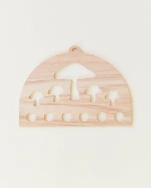 Wooden Mushroom Display for Playsilks