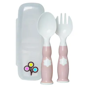 Zoli Fork & Spoon Set (Blush)
