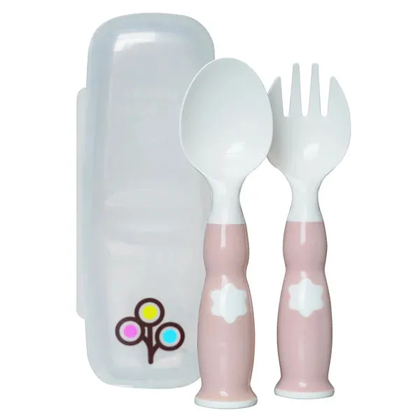 Zoli Fork & Spoon Set (Blush)
